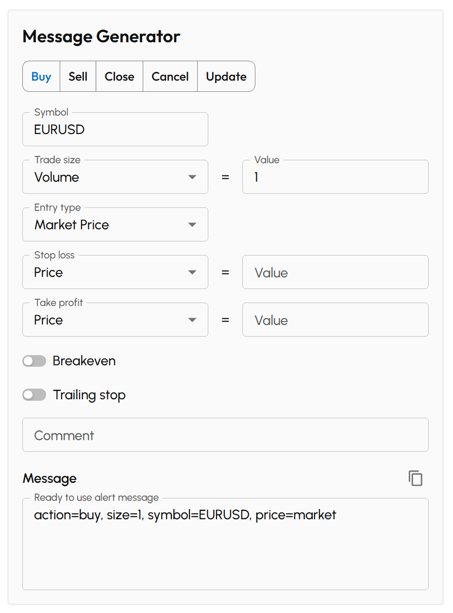 Message Generator Tool