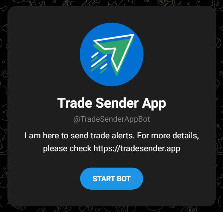 Trade Sender Bot Telegram